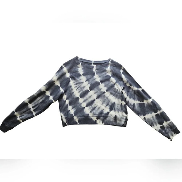 Lucky Brand French Terry Cropped Raglan Crew - Picture 3 of 6